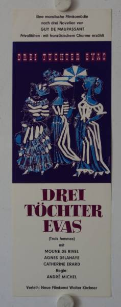 Drei Töchter Evas originales deutsches Filmplakat